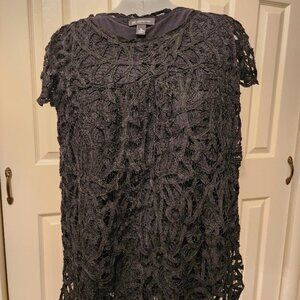 INC black lace tunic size 0x